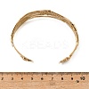 Ocean Theme 304 Stainless Steel Cuff Bangles for Women BJEW-Z171-01G-03-5