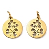 304 Stainless Steel Charms STAS-D050-07G-11-1