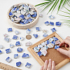 500G 4 Styles Handmade Porcelain Cabochons PORC-SP0001-22-3