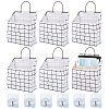 Tartan Pattern Polycotton Bedside Caddy for Student Dorm AJEW-WH0348-11-1