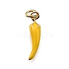 Brass Enamel Pendants KK-Z100-10G-02-1