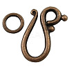 Tibetan Style Hook and Eye Clasps LS-RLF1277Y-NF-1