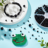 1070Pcs 6 Styles ABS Plastic Imitation Pearl Beads KY-PH0001-44-5