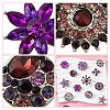 GOMAKERER 20Pcs Alloy Rhinestone Snap Button BUTT-GO0001-03A-5