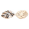 Rack Plating Alloy Enamel Pendants ENAM-T015-012A-NR-2