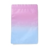 Two Tone Rectangle Plastic Zip Top Gift Bags OPP-B006-01A-02-1