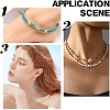 DIY Sea Aniaml Synthetic Turquoise  Alloy Earrings/Bracelets Making Kits DIY-AR0004-12-6