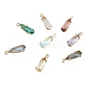 Faceted Glass Pendants GLAA-T010-004-1
