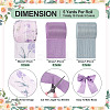 15 Yards 3 Colors Nylon Flower Printed Ribbon Sets OCOR-TA0002-31-3