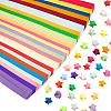 1 Set 27 Colors Fluorescent Lucky Star Origami Paper DIY-CP0010-79C-1