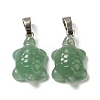 Natural & Synthetic Mixed Gemstone Pendants G-F758-A-P-2