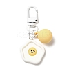 Cartoon Smiling Face Acrylic Pendant Keychain LS-KEYC-D017-01A-1