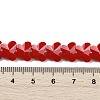 Opaque Color Glass Beads Strands EGLA-L045-I-B02-4