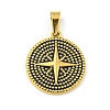 Ion Plating(IP) 304 Stainless Steel Pendants STAS-F307-21G-1