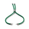 Twisted Nylon Cord Silder Bracelets DIY-B066-03P-16-2