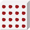 8 Sheets Plastic Waterproof Self-Adhesive Picture Stickers DIY-WH0428-052-1