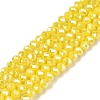 Electroplate Glass Beads Strands EGLA-A034-P2mm-B03-1