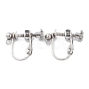 Non-Tarnish 316 Stainless Steel Clip-on Earring Findings LS-X-STAS-K274-09P-1
