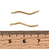 304 Stainless Steel Wavy Bar Links Connector Charms STAS-A134-01M-G-3