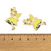 Rack Plating Alloy Enamel Pendants FIND-A040-08C-01G-3