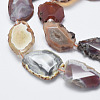 Natural Agate Beads Strands G-G747-01B-3