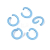 Spray Painted Iron Open Jump Rings IFIN-T017-04C-04-1
