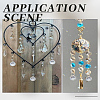 10Pcs Transparent K9 Glass Pendants GLAA-LP0001-13-3