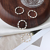Natural Freshwater Pearl Rice Beaded Stretch Rings FS-WG04E98-01-4