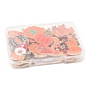 30Pcs 15 Styles Thanksgiving Day Golden Tone Alloy Enamel Pendants ENAM-FS0002-02-6