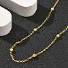 Brass Satellite Chains Necklaces for Women NJEW-D302-28G-3