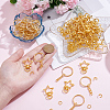 Star DIY Keychain Findings Kits DIY-SP0006-97G-3