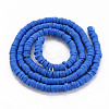 Handmade Polymer Clay Bead Strands X-CLAY-T002-4mm-67-2