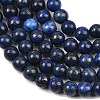 Dyed Natural Grade AA Lapis Lazuli Round Bead Strands X-G-M290-6mm-AA-5
