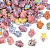 Handmade Fish Porcelain Beads PORC-S446-M-1