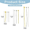 450Pcs 9 Styles Brass Ball Head Pins KK-YW0004-21-2