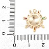 Brass Micro Pave Cubic Zirconia Pendants KK-Z133-05G-01-3