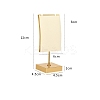 Velvet & Metal Single Necklace Display Riser Stands PW-WG94442-02-2