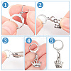 20 Pair 2 Color 304 Stainless Steel Leverback Earring Findings EJEW-AB00047-3
