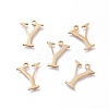 304 Stainless Steel Charms STAS-L263-19G-1