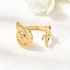 304 Stainless Steel Open Cuff Rings for Women RJEW-K313-16G-2