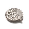 Non-Tarnish 304 Stainless Steel Pendants STAS-H123-01B-P-3