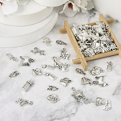 116pcs 29 style  Style Tibetan Style Alloy Pendants TIBE-TA0001-31-1