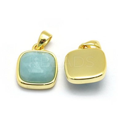 Natural Amazonite Pendants G-O176K-05G-1