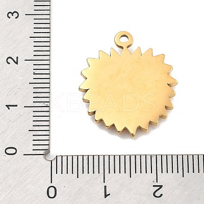 Ion Plating(IP) 304 Stainless Steel Pendants X-STAS-P379-18A-G-1