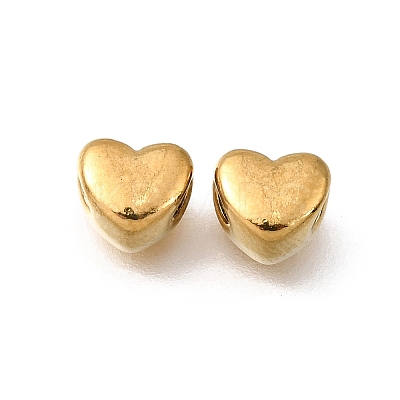 Valentine's Day 304 Stainless Steel Spacer Beads STAS-L315-075G-01-1