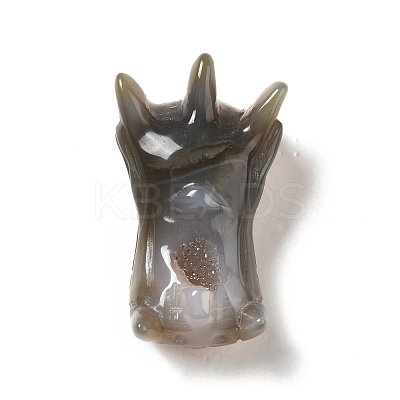 Natural Brazilian Agate Display Decorations DJEW-A008-05-1