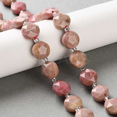 Natural Rhodonite Beads Strands G-C116-A179-01B-1