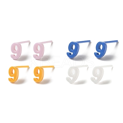 Hypoallergenic Bioceramics Zirconia Ceramic Stud Earrings EJEW-C065-03J-1