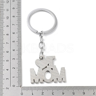 Mother's Day Alloy Enamel Keychains KEYC-P020-A01-1