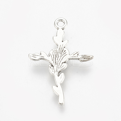 Tibetan Style Alloy Pendants X-TIBE-Q075-63AS-LF-1